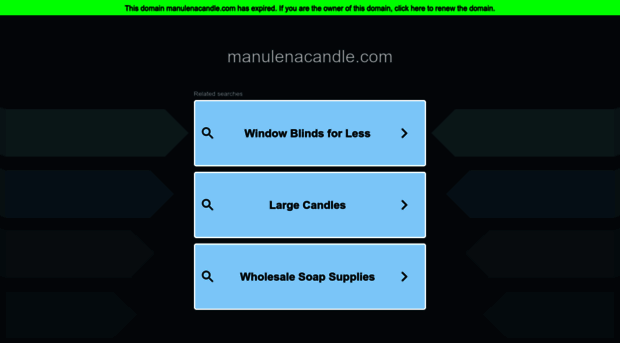 manulenacandle.com