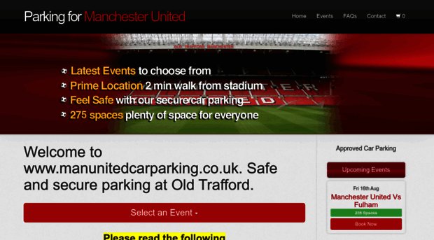 manunitedcarparking.co.uk