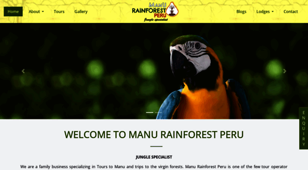 manurainforestperu.com