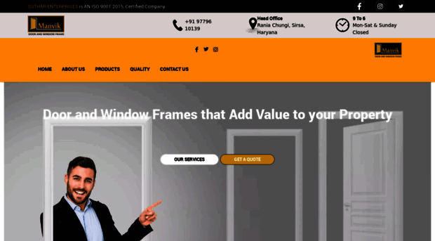 manvikdoorframes.com