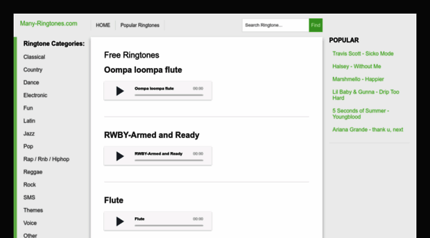 many-ringtones.com