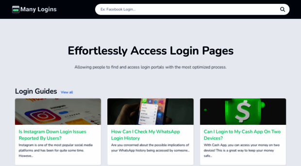 manylogins.com