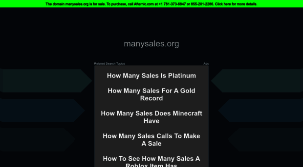 manysales.org