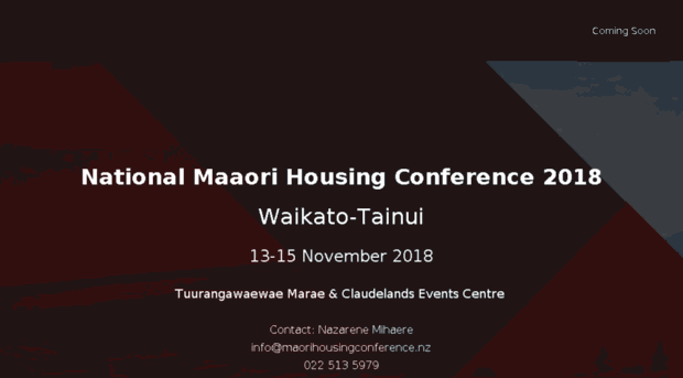 maorihousingconference.nz