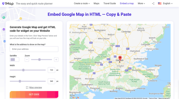 map-embed.com