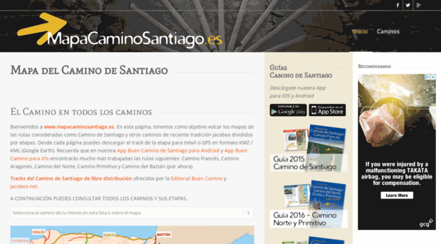 mapacaminosantiago.es