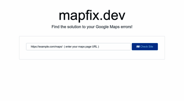 mapfix.dev