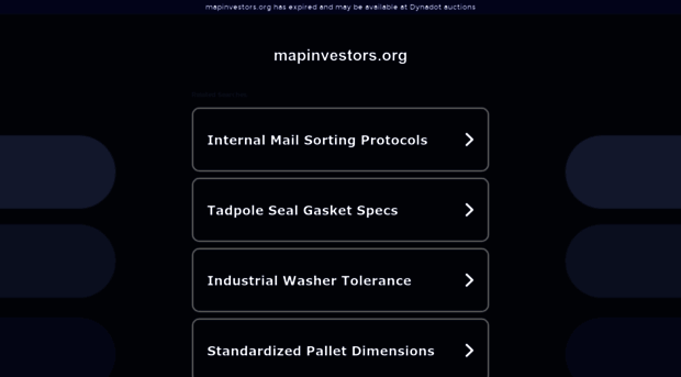 mapinvestors.org