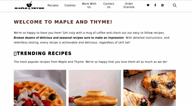 mapleandthyme.com