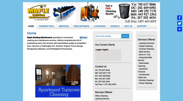 maplebuildingmaintenance.com