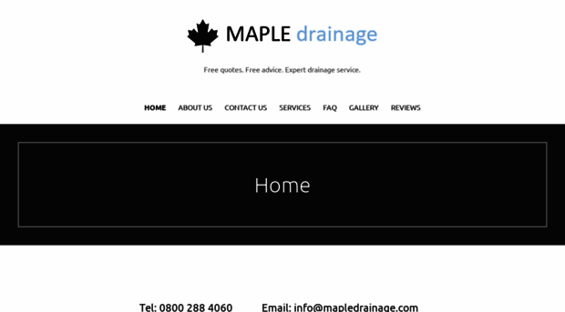 mapledrainage.com