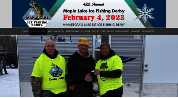 maplelakefishingderby.com