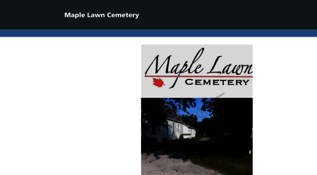 maplelawncemetery.org