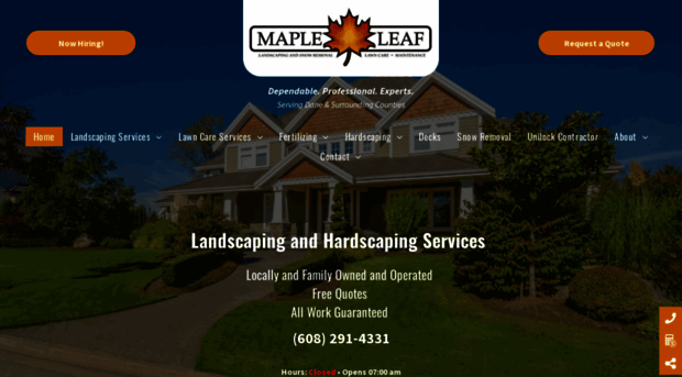 mapleleaflandscape.com