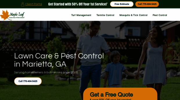 mapleleaflawnandpest.com