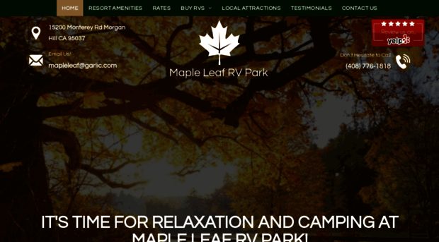 mapleleafrvpark.com