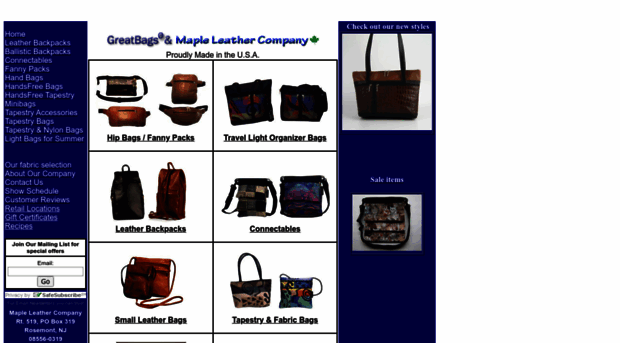 mapleleather.com