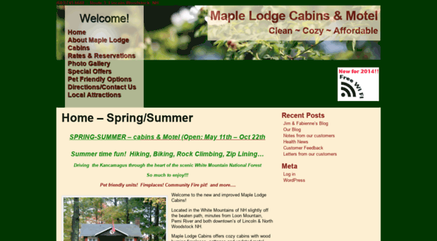 maplelodgecabins.com