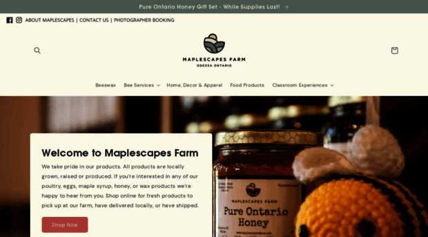 maplescapesfarm.com