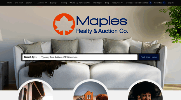 maplesrealtyandauction.com