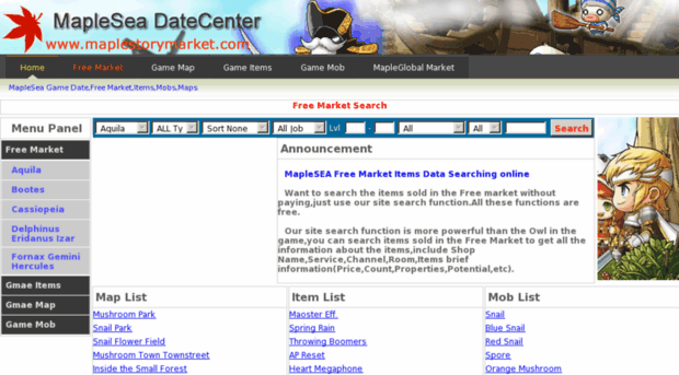 maplestorymarket.com