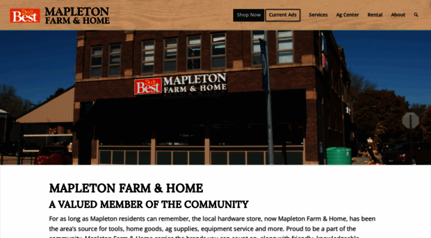 mapletonfarmandhome.com