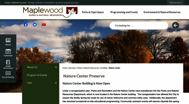 maplewoodnaturecenter.com