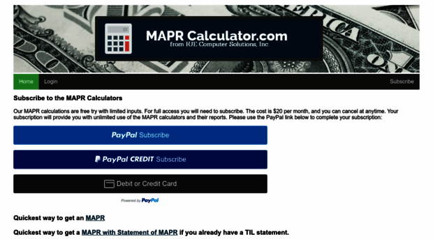 maprcalculator.com