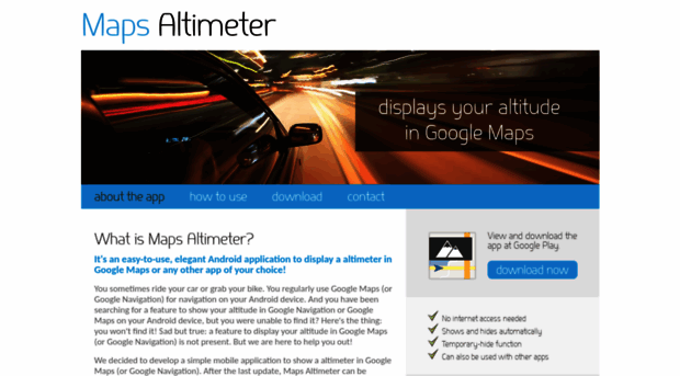 mapsaltimeter.com