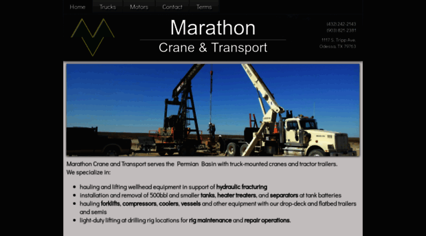 marathoncrane.com