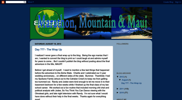 marathonmountainandmaui.blogspot.com