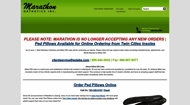 marathonortho.com