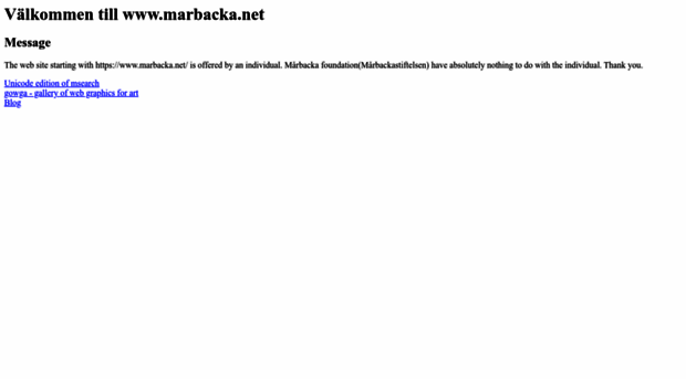 marbacka.net