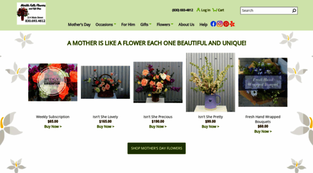 marblefallsflowers.com