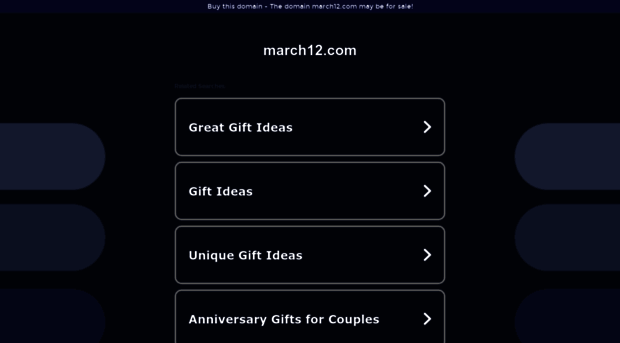 march12.com