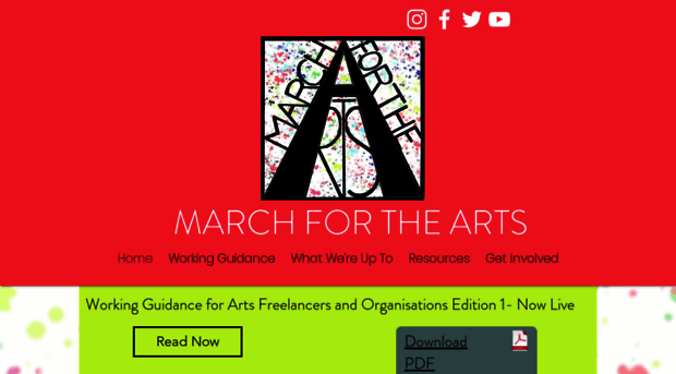 marchforthearts.com