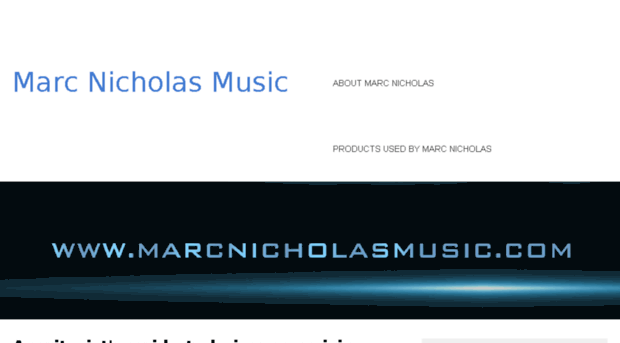 marcnicholasmusic.com