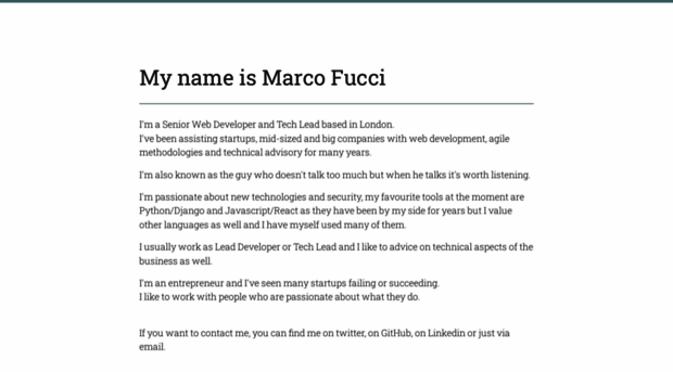 marcofucci.com