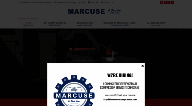 marcusecompressor.com