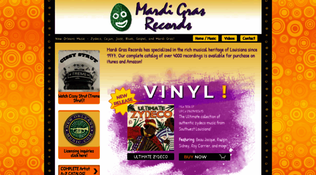 mardigrasrecords.com