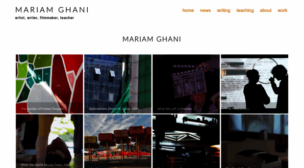 mariamghani.com