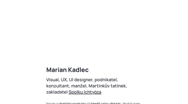 mariankadlec.cz