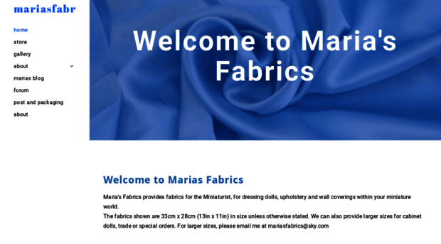 mariasfabrics.com