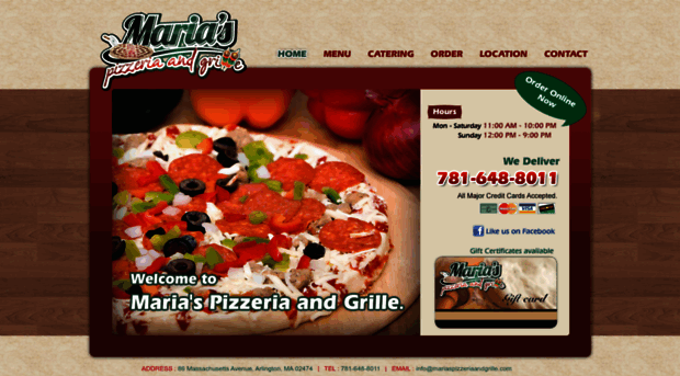 mariaspizzariaandgrille.com