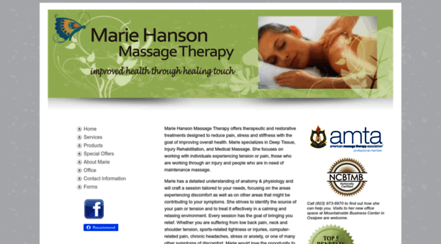 mariehansonmassage.com