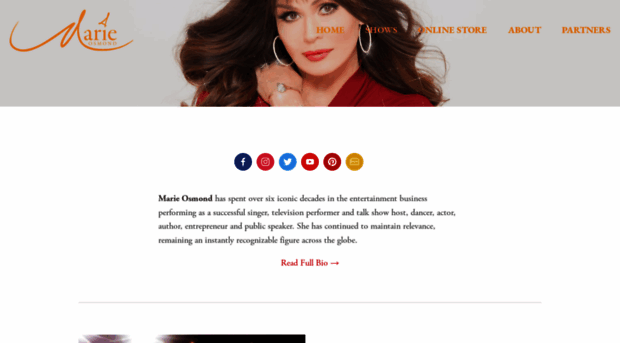 marieosmond.com