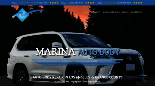 marinaautobody.com