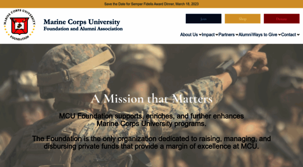 marinecorpsuniversityfoundation.org