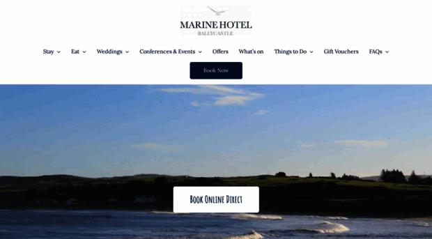 marinehotelballycastle.com