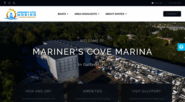 marinerscovemarina.com